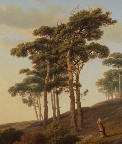 Landschaftstapete Serene Skyline Scenery, waschbar Landschaftstapete Serene Skyline Scenery, waschbar