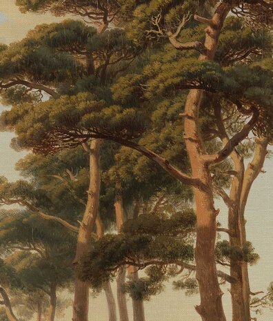 Landschappen behang Serene Skyline Scenery, afwasbaar Landschappen behang Serene Skyline Scenery, afwasbaar