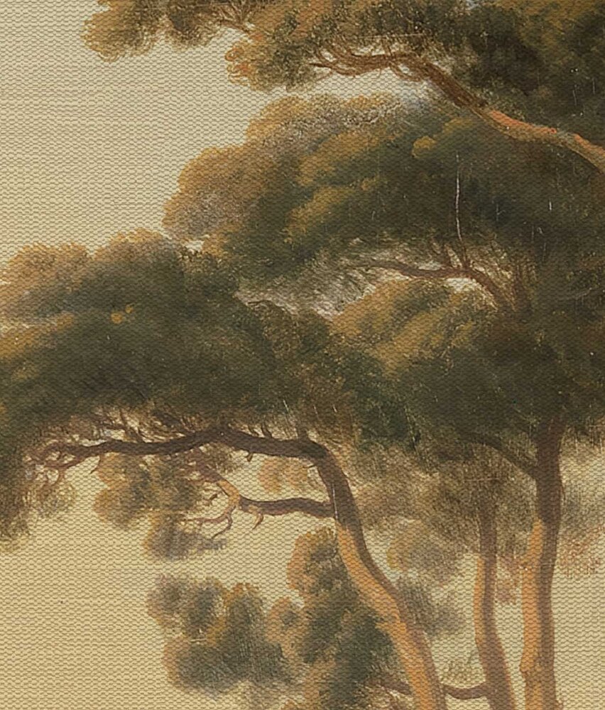 Landschappen behang Serene Skyline Scenery, afwasbaar Landschappen behang Serene Skyline Scenery, afwasbaar