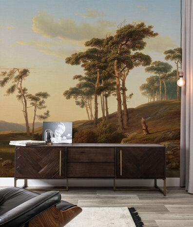 Landschaftstapete Serene Skyline Scenery, waschbar Landschaftstapete Serene Skyline Scenery, waschbar