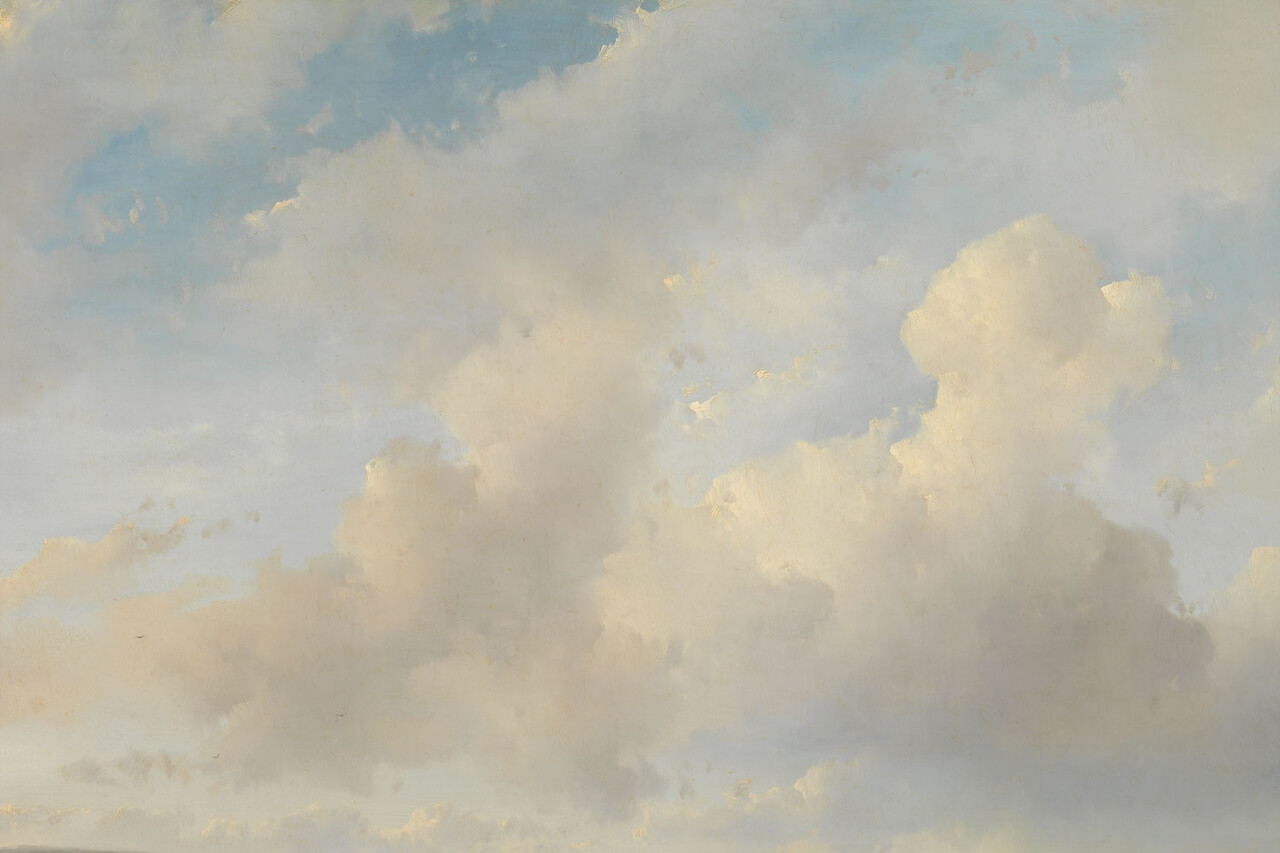 Wolkentapete Morning Sky, blau, waschbar Wolkentapete Morning Sky, blau, waschbar