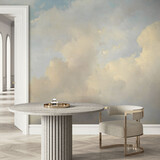 Cloud wallpaper Morning Sky, blue, washable Cloud wallpaper Morning Sky, blue, washable