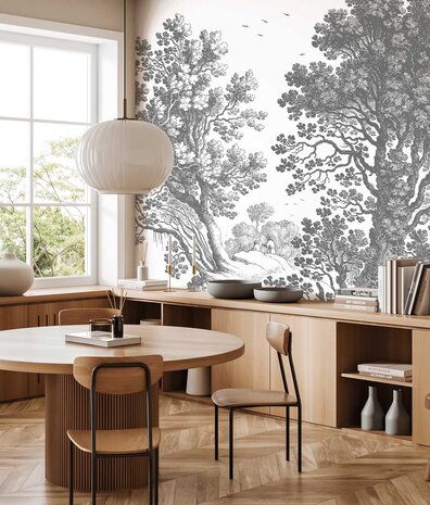 Landscapes wallpaper Whispering Forest, washable Landscapes wallpaper Whispering Forest, washable