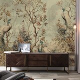 Vintage-Tapete Peacock Garden Delight, waschbar Vintage-Tapete Peacock Garden Delight, waschbar