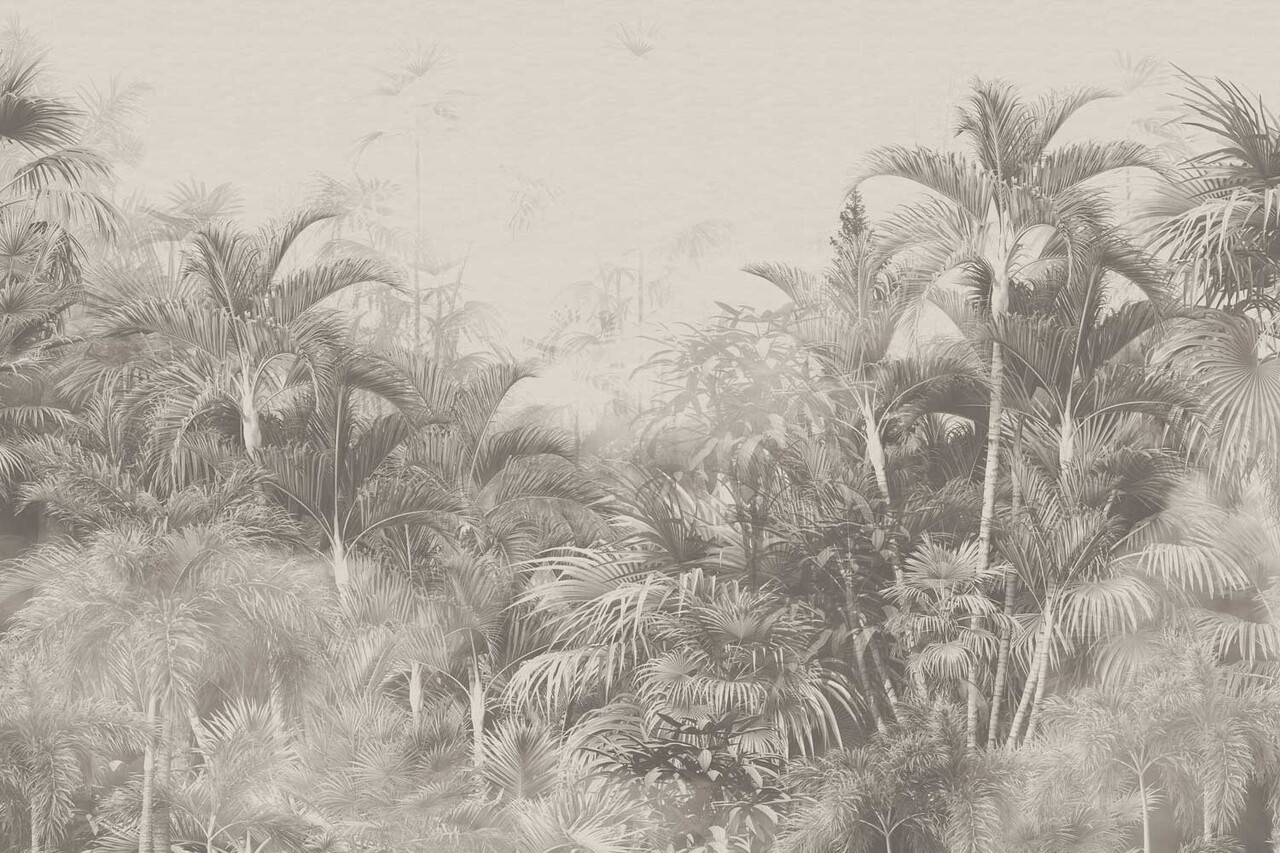 Dschungeltapete Vintage Tropic Vibes, waschbar