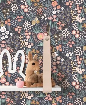 Children's wallpaper Charming Botanical Delight, washable Children's wallpaper Charming Botanical Delight, washable