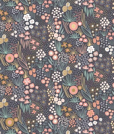 Kinderbehang Charming Botanical Delight, afwasbaar