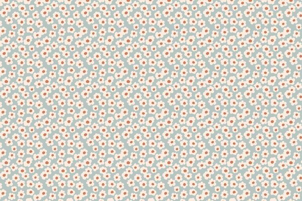 Kindertapete Dreamy Blue Meadow, blau, waschbar Kindertapete Dreamy Blue Meadow, blau, waschbar