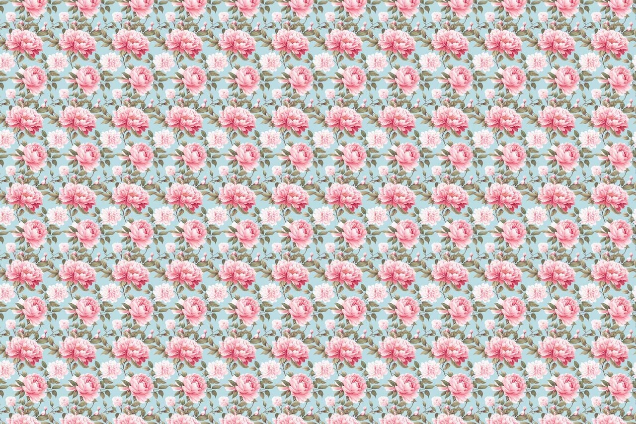 Floral wallpaper Fresh Floral Elegance, pink, washable Floral wallpaper Fresh Floral Elegance, pink, washable