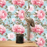 Blumentapete Fresh Floral Elegance, rosa, waschbar Blumentapete Fresh Floral Elegance, rosa, waschbar