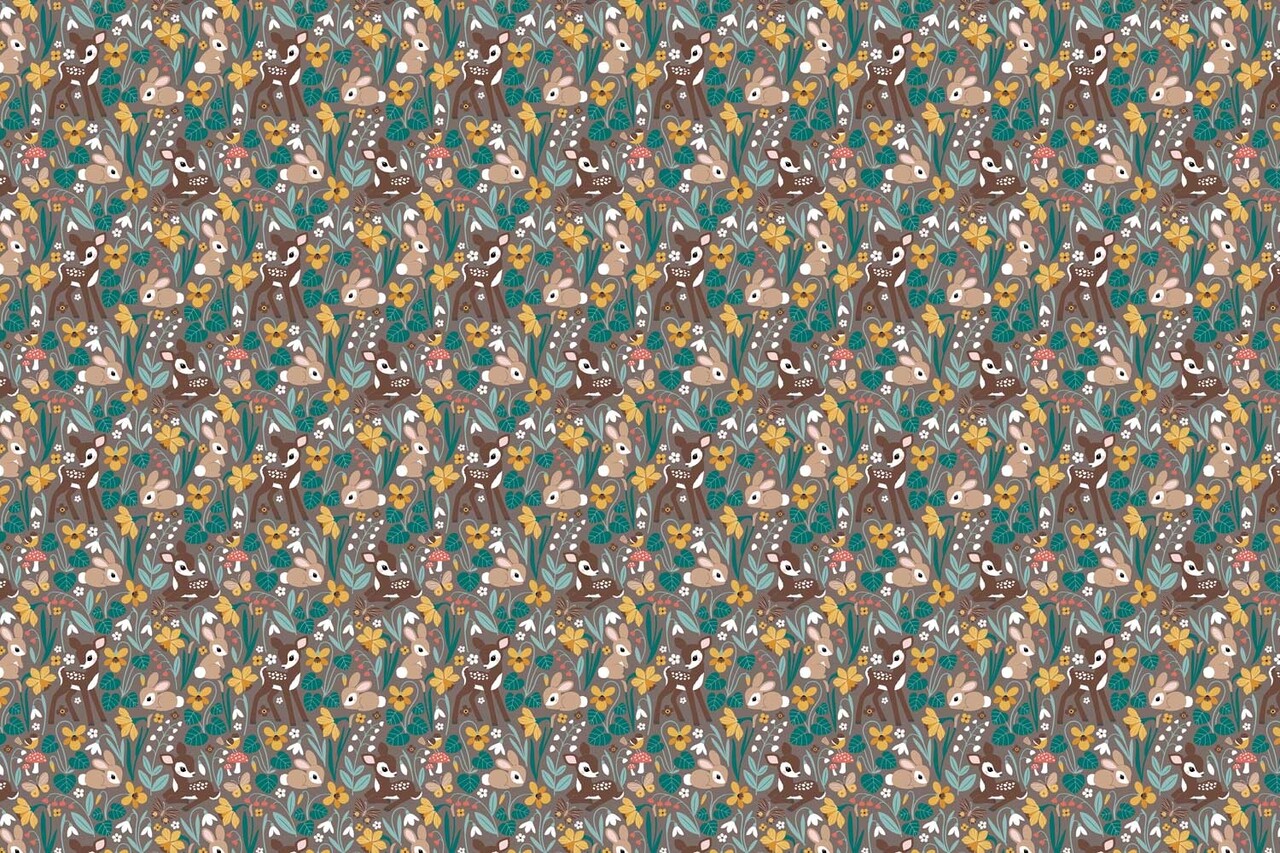 Children's wallpaper animals Adorable Forest Friends, washable Children's wallpaper animals Adorable Forest Friends, washable