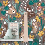 Kinderbehang dieren Adorable Forest Friends, afwasbaar Kinderbehang dieren Adorable Forest Friends, afwasbaar