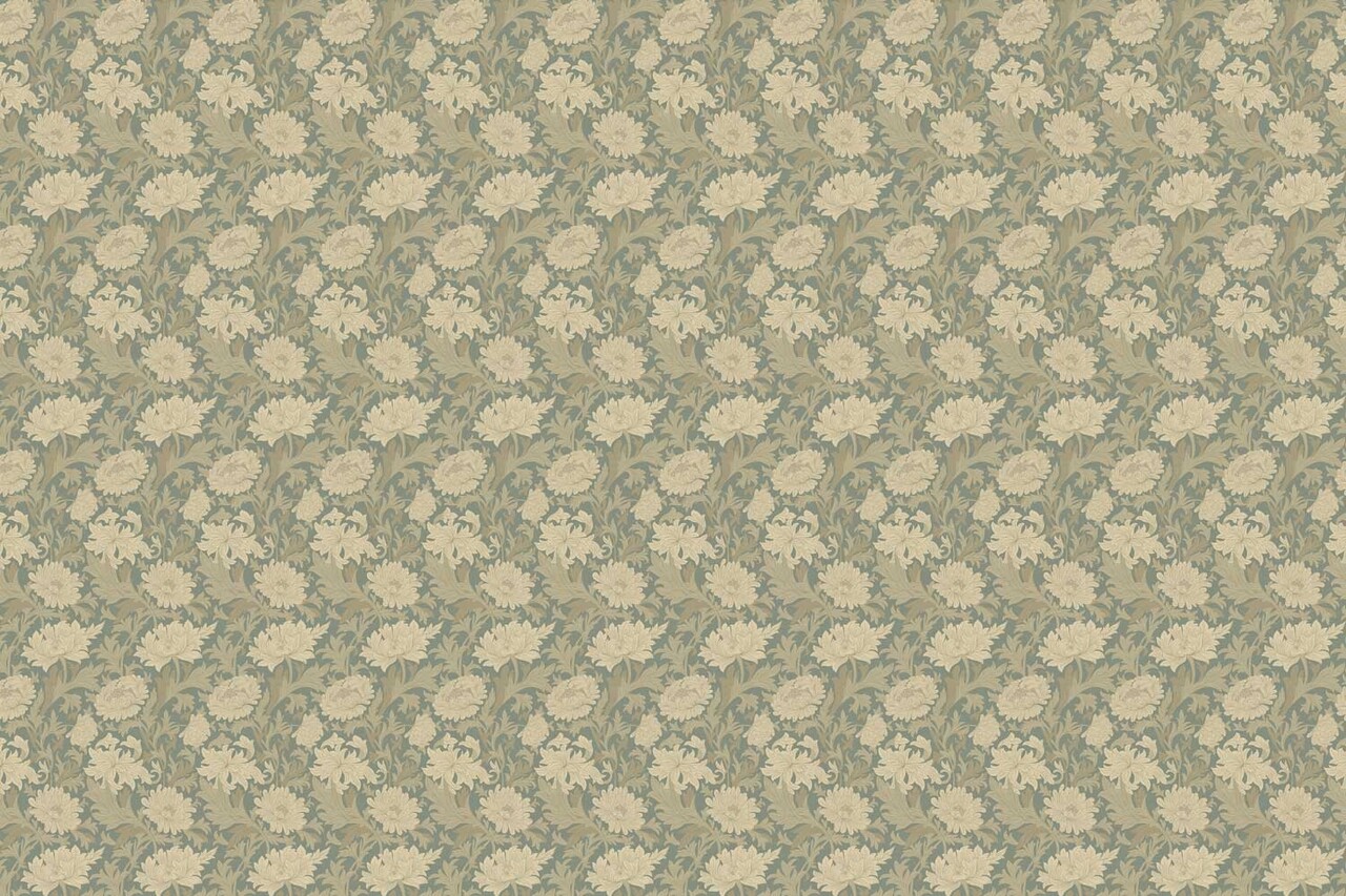 Floral wallpaper Classical Floral Charm, green, washable Floral wallpaper Classical Floral Charm, green, washable