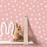 Kindertapete Blushing Blooms Delight, rosa, waschbar Kindertapete Blushing Blooms Delight, rosa, waschbar