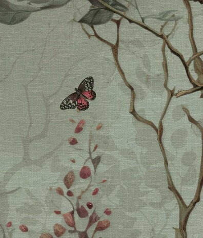 Vintage-Tapete Peacock Garden Delight, waschbar Vintage-Tapete Peacock Garden Delight, waschbar