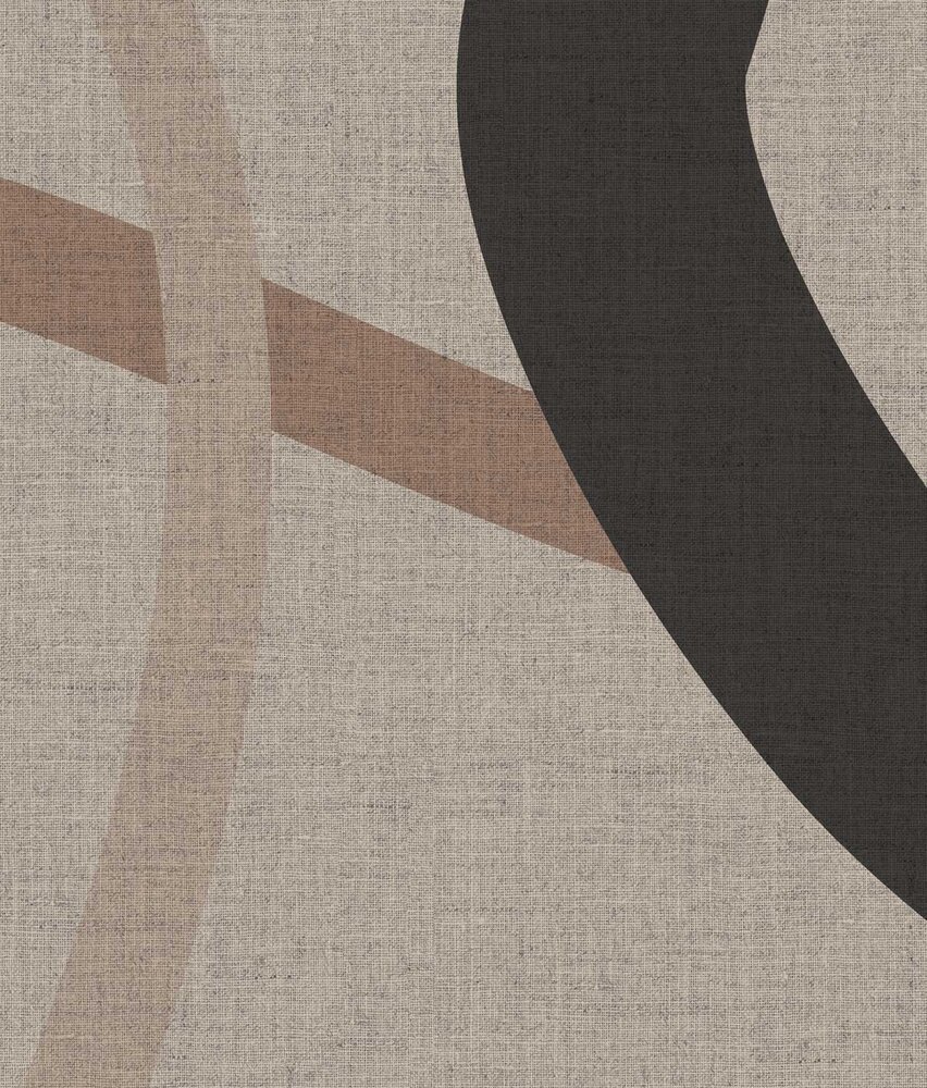 Grafisch behang Abstract Naturals, beige, afwasbaar Grafisch behang Abstract Naturals, beige, afwasbaar