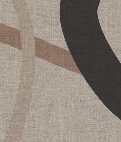 Grafisch behang Abstract Naturals, beige, afwasbaar Grafisch behang Abstract Naturals, beige, afwasbaar
