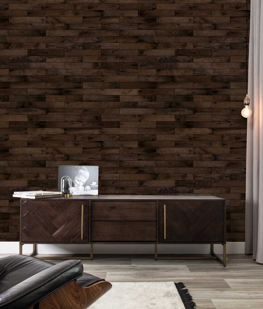 Tapete mit Holzdruck Dynamic Timber Tones, waschbar Tapete mit Holzdruck Dynamic Timber Tones, waschbar