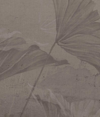 Floral wallpaper Stoneflower Essence, brown, washable Floral wallpaper Stoneflower Essence, brown, washable