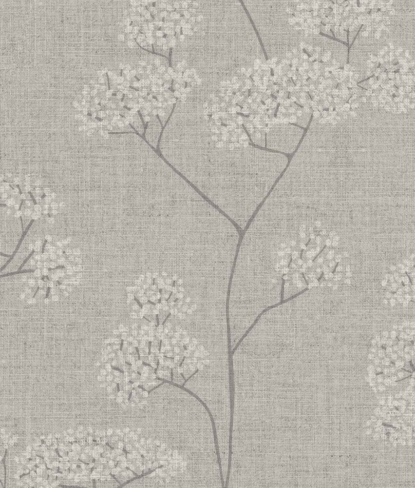 Blumentapete Rosebud Serenity, Sand, waschbar Blumentapete Rosebud Serenity, Sand, waschbar