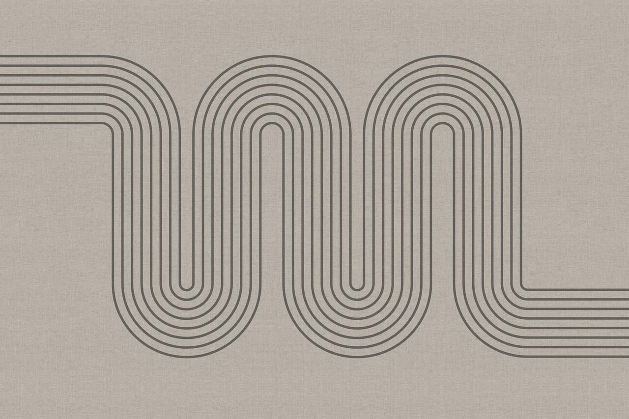 Retro-Tapete Midcentury Marvel, waschbar Retro-Tapete Midcentury Marvel, waschbar