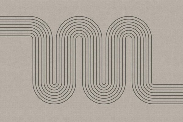 Retro-Tapete Midcentury Marvel, waschbar Retro-Tapete Midcentury Marvel, waschbar