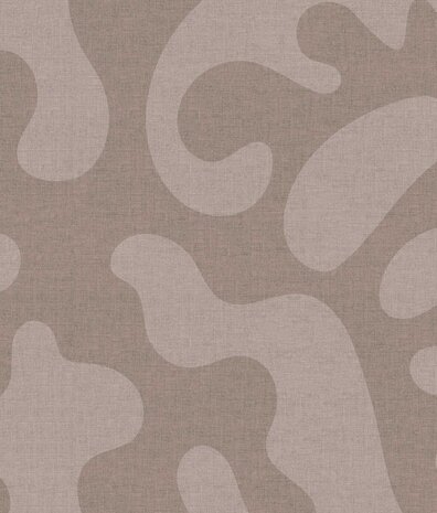 Retro wallpaper Vibrant Matisse Dream, pink, washable Retro wallpaper Vibrant Matisse Dream, pink, washable