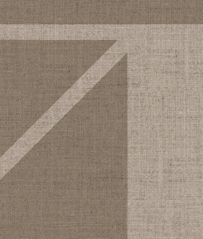 Grafisch behang Cubical Retro, bruin, afwasbaar Grafisch behang Cubical Retro, bruin, afwasbaar