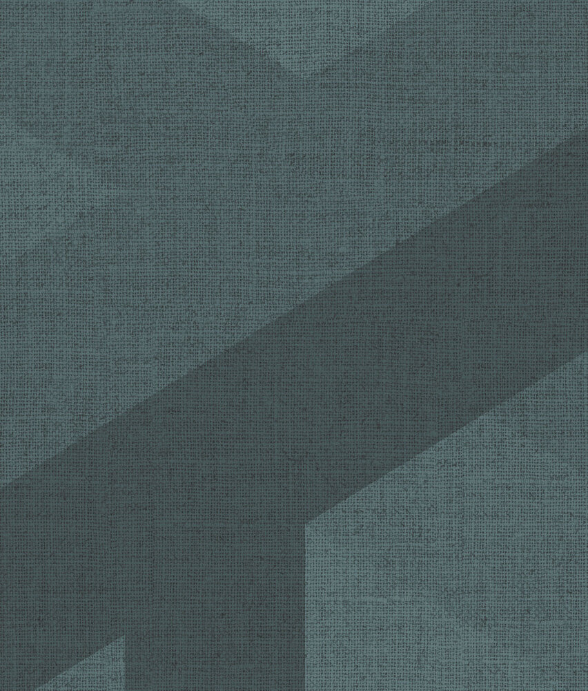 Abstract behang Amazing Maze, blauw, afwasbaar Abstract behang Amazing Maze, blauw, afwasbaar