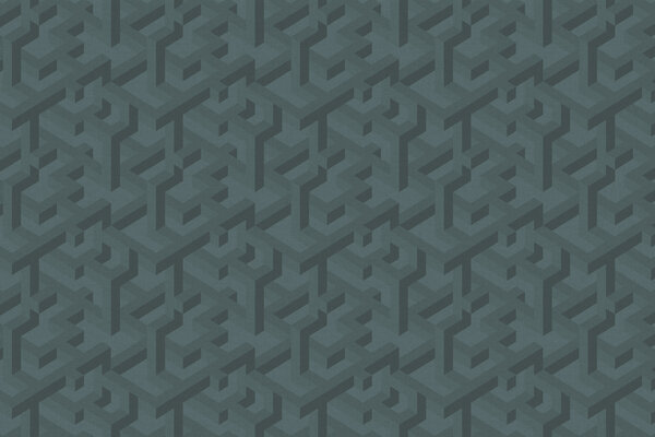 Abstract behang Amazing Maze, blauw, afwasbaar Abstract behang Amazing Maze, blauw, afwasbaar