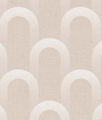 Grafisch behang Abstract Archways, beige, afwasbaar Grafisch behang Abstract Archways, beige, afwasbaar