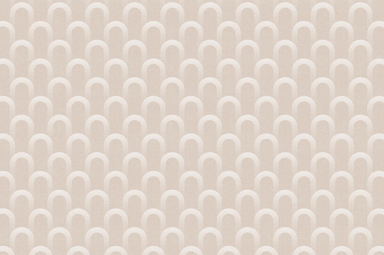 Grafisch behang Abstract Archways, beige, afwasbaar Grafisch behang Abstract Archways, beige, afwasbaar