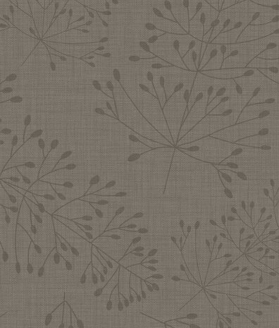 Klassiek behang Delicate Twigs, zand, afwasbaar
