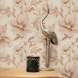 Blumentapete Beige Blossom Charm, waschbar Blumentapete Beige Blossom Charm, waschbar