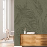 Palm behang Sublime Palm Haven, groen, afwasbaar