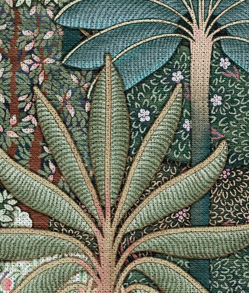 Leaves wallpaper Vivid Forest Elegance, green, washable Leaves wallpaper Vivid Forest Elegance, green, washable