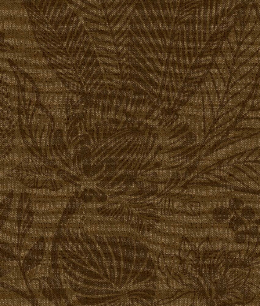 Blumentapete Rustic Botanical Oasis, braun, waschbar Blumentapete Rustic Botanical Oasis, braun, waschbar