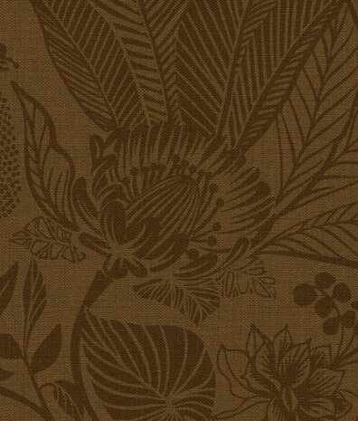 Blumentapete Rustic Botanical Oasis, braun, waschbar Blumentapete Rustic Botanical Oasis, braun, waschbar