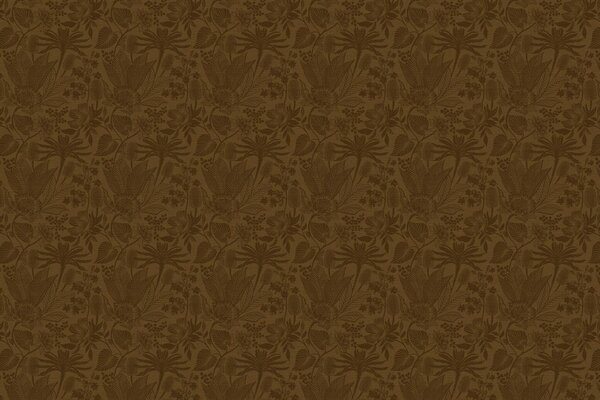 Blumentapete Rustic Botanical Oasis, braun, waschbar Blumentapete Rustic Botanical Oasis, braun, waschbar