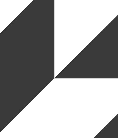 Grafisch behang Zigzag Elegance, zwart-wit, afwasbaar Grafisch behang Zigzag Elegance, zwart-wit, afwasbaar