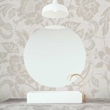 Blumentapete Elegant Beige Blossoms, waschbar Blumentapete Elegant Beige Blossoms, waschbar