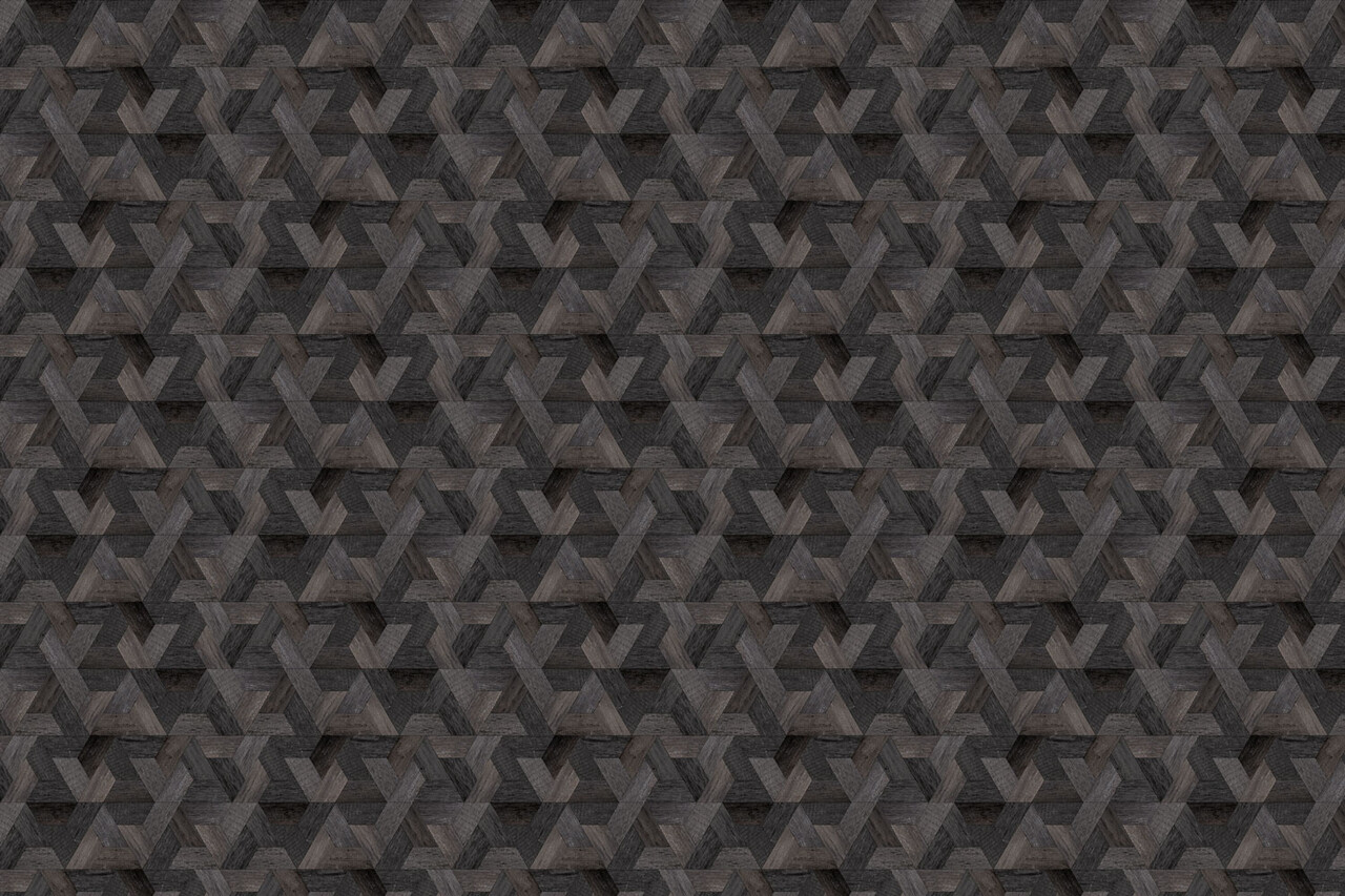 Geometrische Tapete Wood-Inspired Geometry, braun, waschbar Geometrische Tapete Wood-Inspired Geometry, braun, waschbar