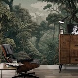 Dschungeltapete Exotic Green Retreat, grün, waschbar Dschungeltapete Exotic Green Retreat, grün, waschbar