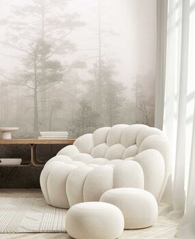 Behang Enchanting Misty Woods, afwasbaar Behang Enchanting Misty Woods, afwasbaar