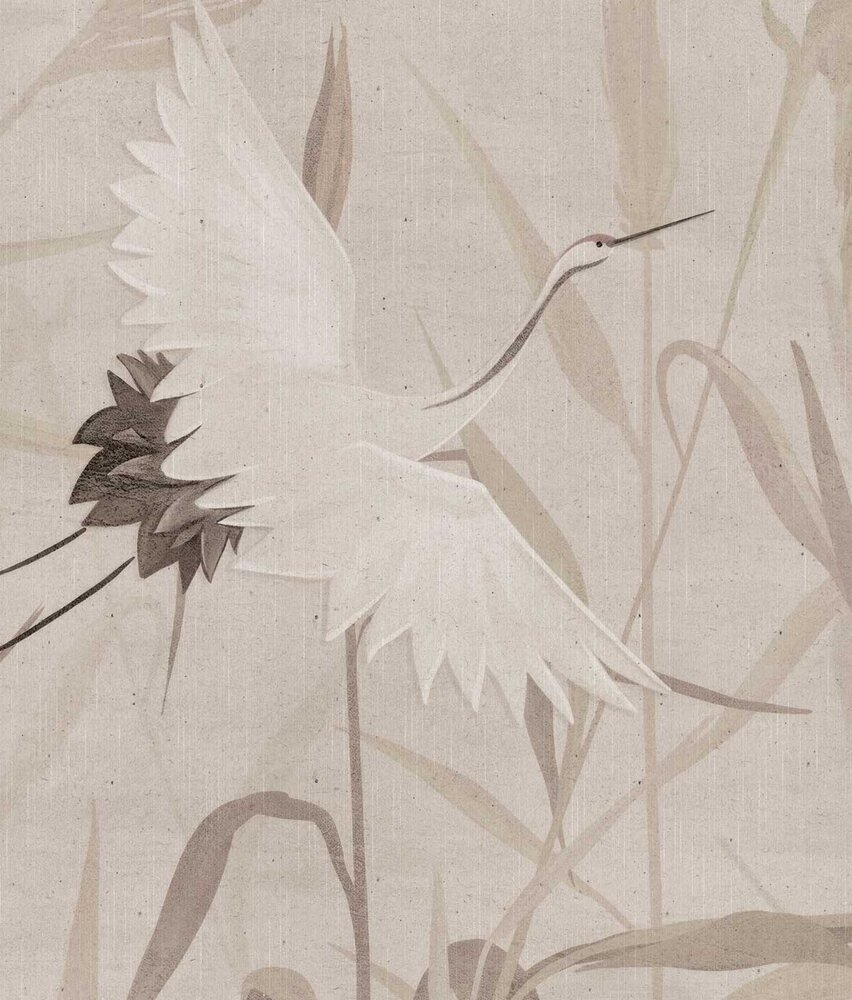 Tapete Serene Japandi Elegance, beige, waschbar Tapete Serene Japandi Elegance, beige, waschbar