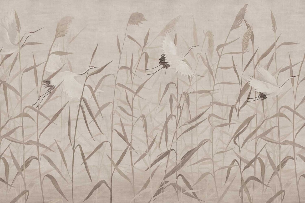 Tapete Serene Japandi Elegance, beige, waschbar Tapete Serene Japandi Elegance, beige, waschbar