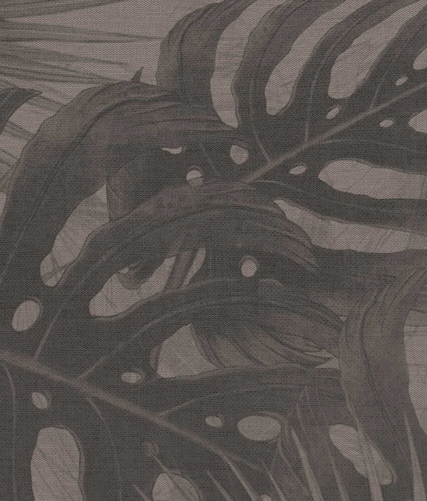 Bladeren behang, Monstera Jungle, taupe, afwasbaar