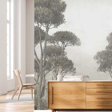 Landschap behang Enchanting Forest Elegance, afwasbaar Landschap behang Enchanting Forest Elegance, afwasbaar