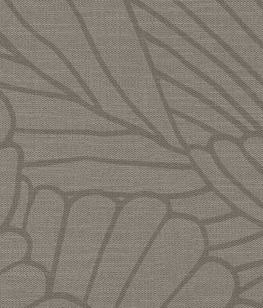 Abstract behang Ginko Leaf Elegance, taupe, afwasbaar Abstract behang Ginko Leaf Elegance, taupe, afwasbaar