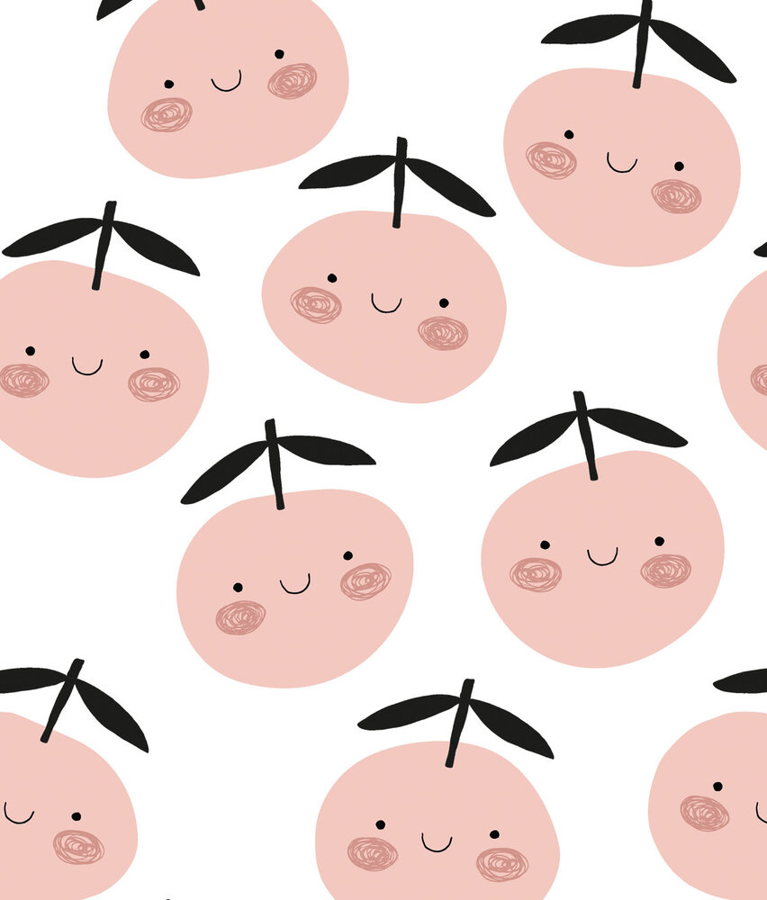 Kindertapete Pink Cherish, rosa, waschbar Kindertapete Pink Cherish, rosa, waschbar